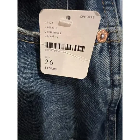 NWT We The Free Distressed Wide Leg Jeans - Size 26 - Picture 4 of 7